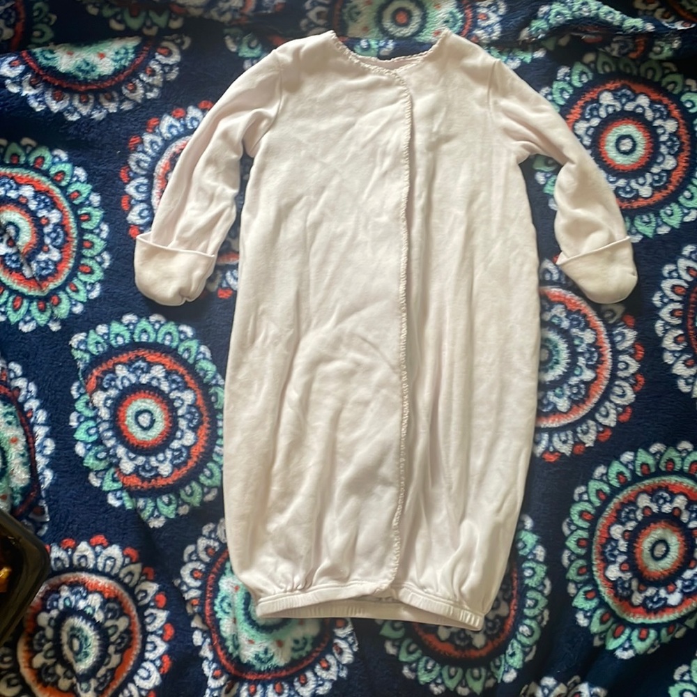 Edgehill Collection Baby pink Open Nightgown 0-6 mth